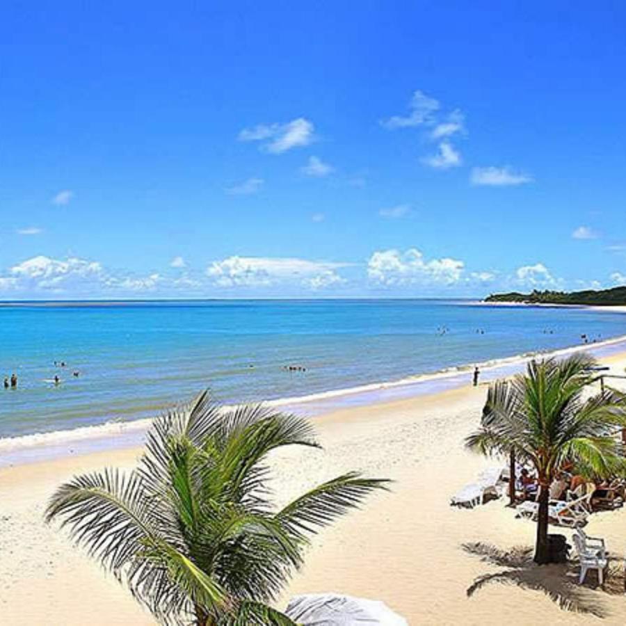 De Frente Pra Praia Apartamento Da Cris Taperapua - Condominio America Praia Flat Porto Seguro Dış mekan fotoğraf